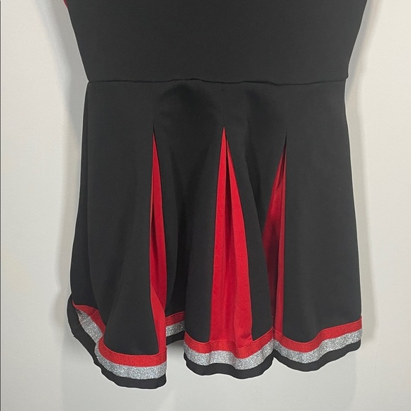 Spirit Black and Red Cheerleader Mini Dress - Picture 10 of 11